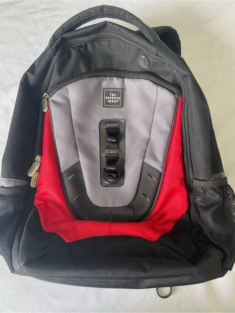 Sharper Image Black Gray and Red Men's Computer Backpack